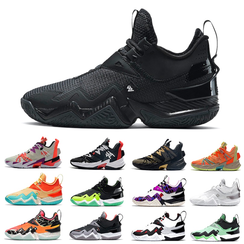 

One Take fashion westbrook 3.0 mens basketball shoes mango clean white neon why not zer0.3 men trainers sports sneakers 40-46, Color#15