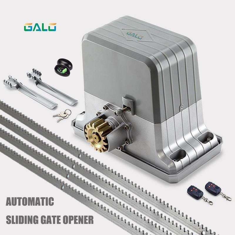 

Fingerprint Access Control 1800kg Electric Sliding Gate Motors/automatic Opener Engine With 4m Steel Racks Pocells Lamp Remote Kit Optional1