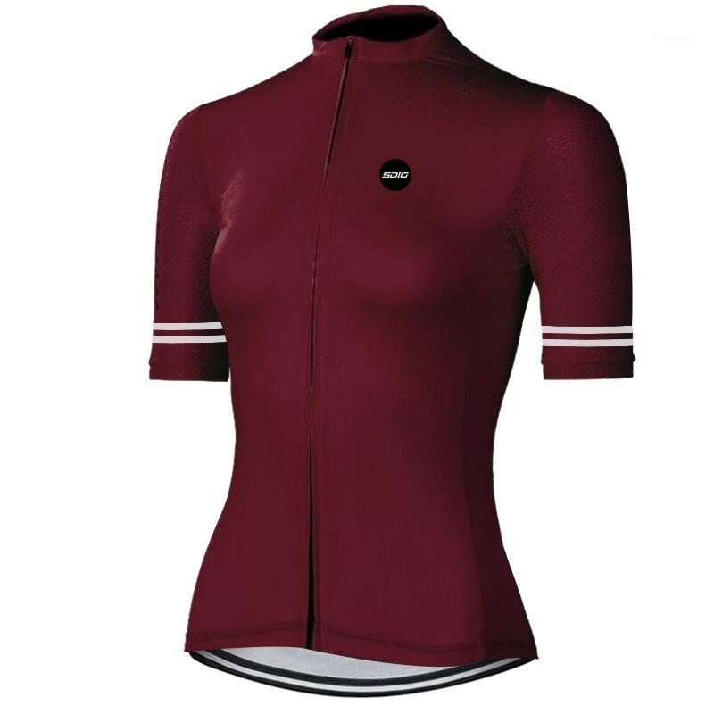 

Pro Team top quality Women Cycling Jersey Short Sleeve tight fit Bicycle Jerseys Road Bike Cycling Clothing tops1, Picture color