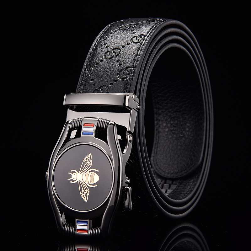 

2020 new men's belt, automatic buckle, famous brand men's belt, men's luxury belt, stylish leather business belt LJ200901, Black;brown