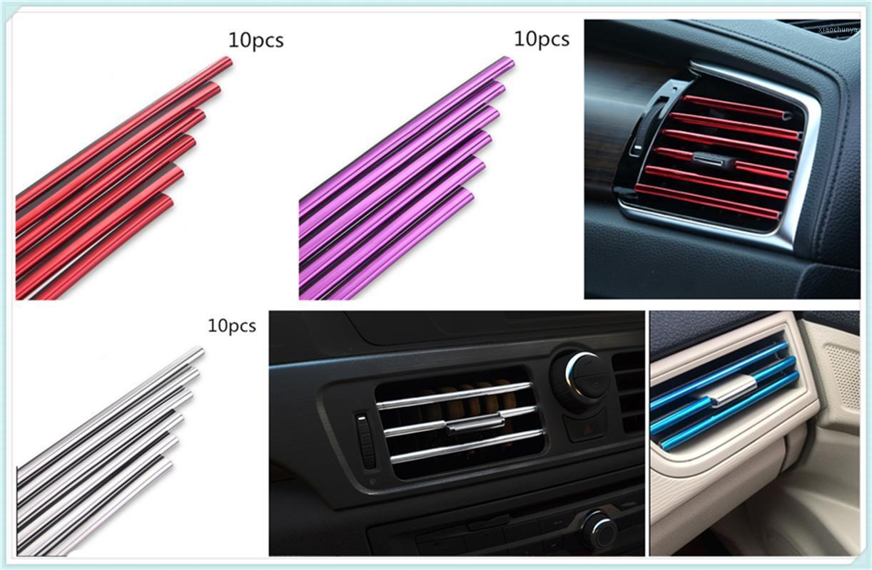 

10pcs car auto protection strip personality air conditioning outlet trim strip for C-MAX Flex B-MAX Atlas Territory Formula1