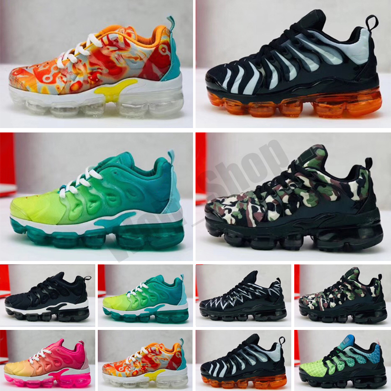 

Hot toddler kids tn Breathable 2.0 Rainbow Mesh Running Sneakers tns Cushion children pour enfants Athletic sport Shoes Plus trainers, Photo color