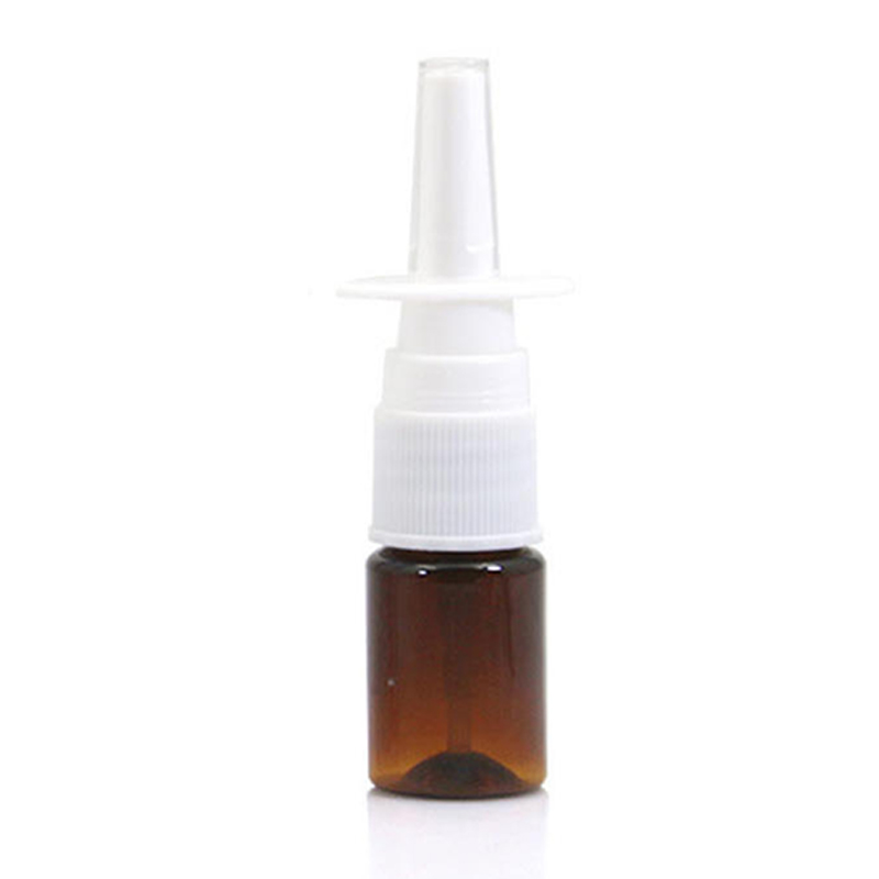 2021 5ml Empty Plastic Nasal Spray Bottles Pump Sprayer Mist Nose Spray Refillable Bottle For