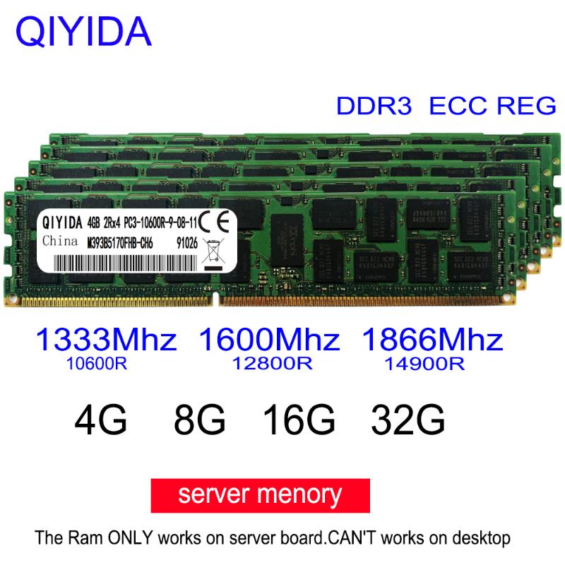 

ddr3 4GB 8GB 16GB 4G 8G 16G DDR3 10600R 12800R 14900R ECC REG 1600Mhz 1866Mhz 1333Mhz PC RAM Server memory support X58 X79 X99