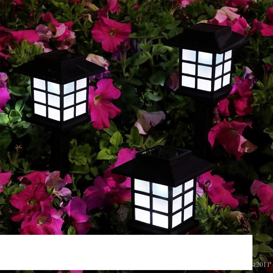

Colorful Box LED Solar Lantern Lawn Lamps Waterproof Outdoor Garden Solar Spotlight Pathway Landscape Retro Solar Underground light