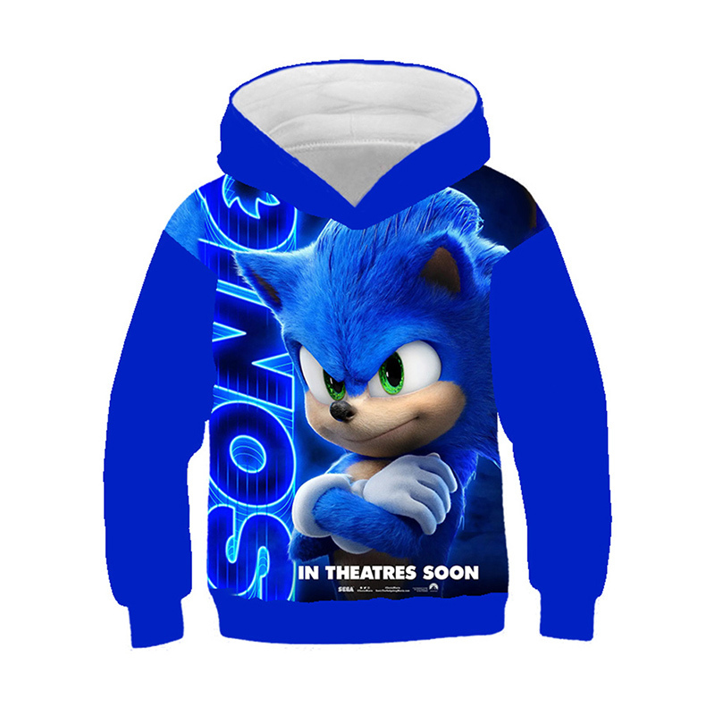 

Sonic the Hedgehog Clothes Summer Cool 3d Kids Hoodies girls Family shirts Boys hoodies Autumn Children's Tops 1006, 11063