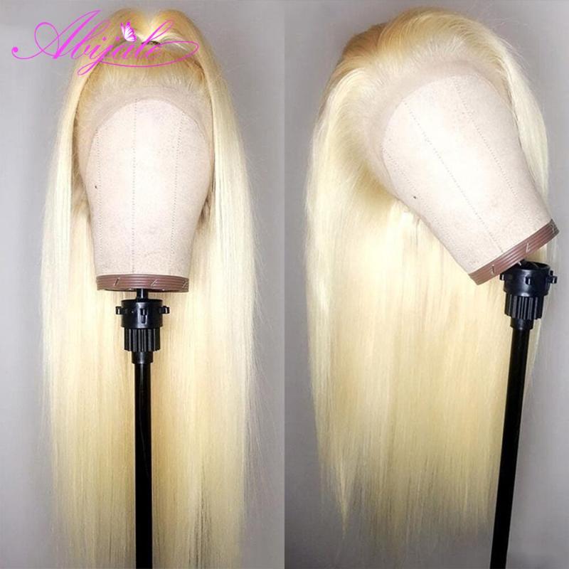 

Abijale 613 Frontal Wig Brazilian Straight Lace Front Human Hair Wigs For Black Women Blonde straight Wave T Part Lace Frontal, As pic