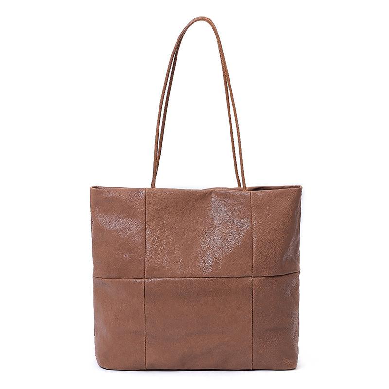 

Sheepskin Leather Tote bags Vintage Fashion Purses and handbags luxury designer bag High end Genuine Leather handbags women bags