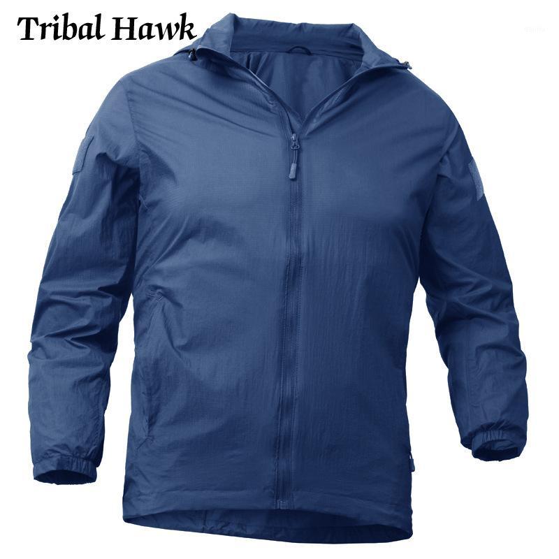 

Ultralight Thin Jacket Stretch Sunscreen Skin Windbreaker Outdoor Tactical Coat Fishing Climbing Anti UV Jacket1, Blue