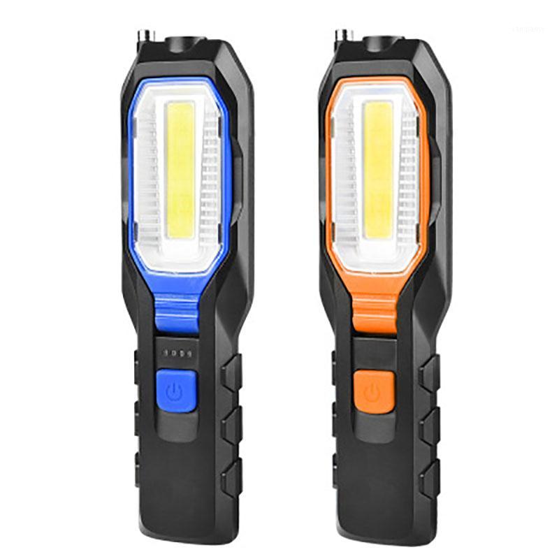 

COB LED Worklight USB Rechargeable Working Flexible Magnetic Lamp Emergency Light Torch lanterna1
