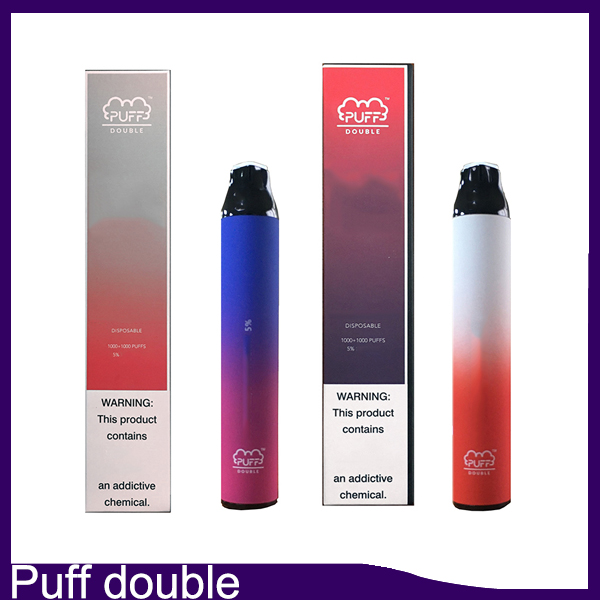 

Puff Double Switch Disposable Vape 2000 Puffs 900mah Battery 6ML Cartridge Vaporizer Start Kit pk Pro max Vmax Puff XXL Max Lux