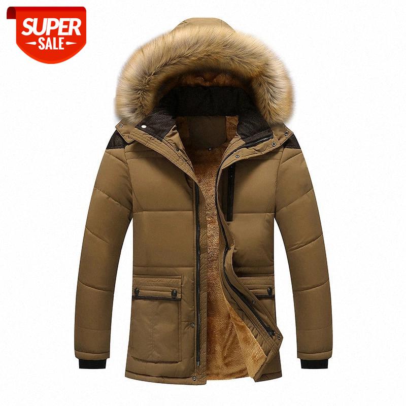 

Men's Long Men's Plus Velvet Padded Coat Winter XL Jacket Jacket Winter Plus Velvet WarmandComfortableFashion #zI6J