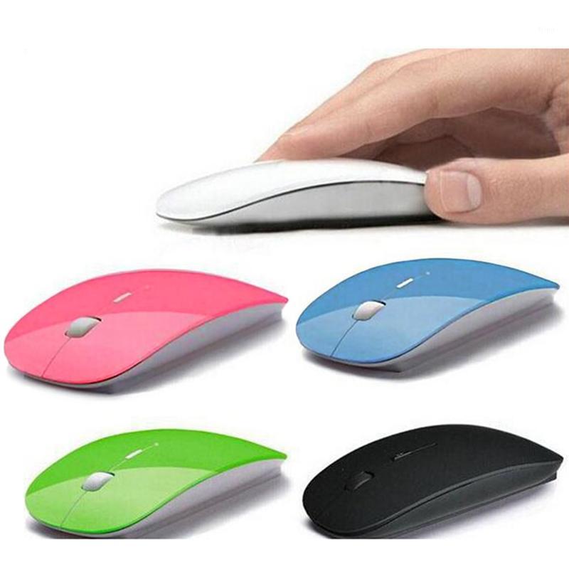 

1Pc Slim 2.4GHz USB Wireless Office Mouse Silent Dual Mode Optical Mice For Computer Laptop PC1