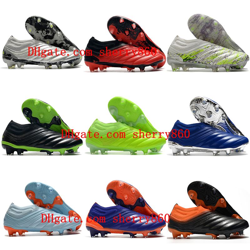

2021 soccer shoes arrival Mens cleats Copa 20+FG outdoor football boots 01, As picture 11