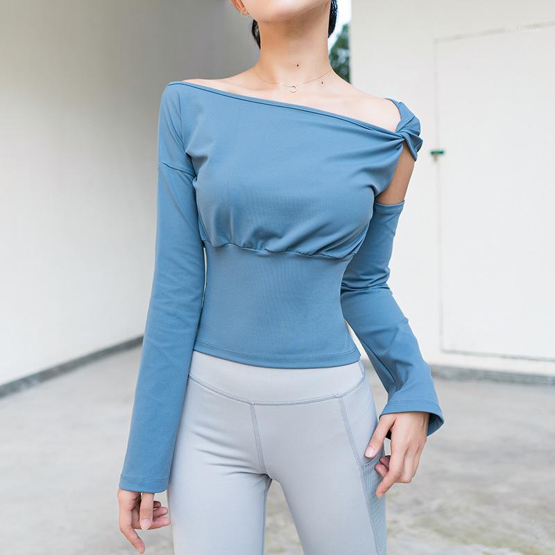 

Sportswear long-sleeved quick-drying clothes casual running fitness clothes female yoga T-shirt1, Black