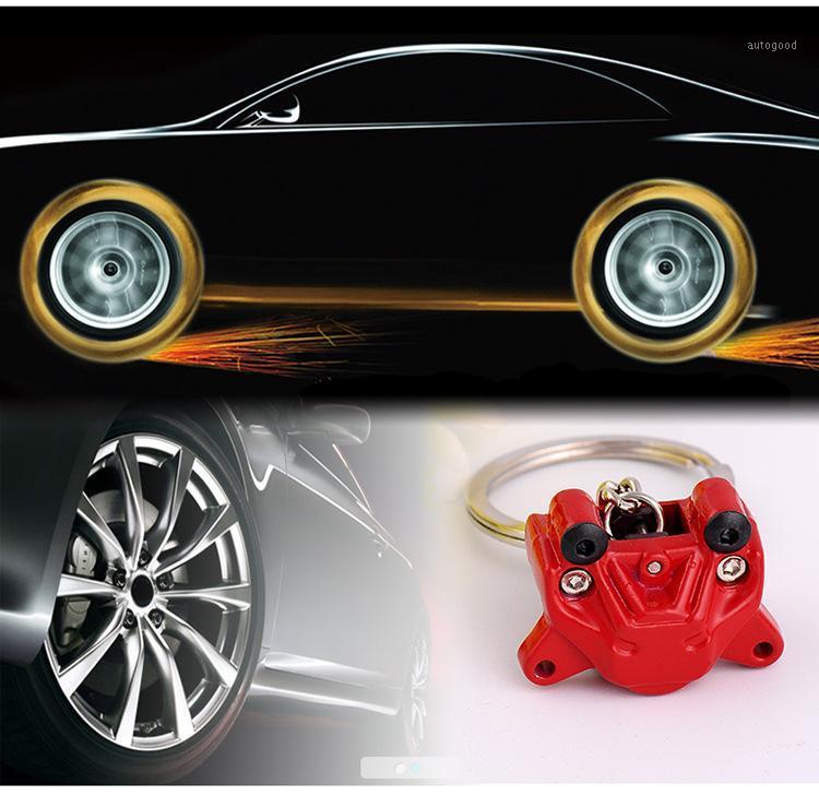 

Keychains Creative Car Brake Pump Calipers Keychain Metal Motorcycle Modification Keyring Pendant1