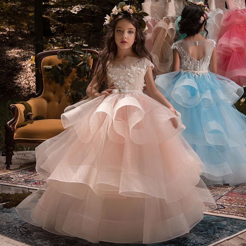 

Fashion Children's dress Girls from 2 to 11 years old Evening Ball Dresses For Wedding Princess Dress for Graduation Party Offic, Style2