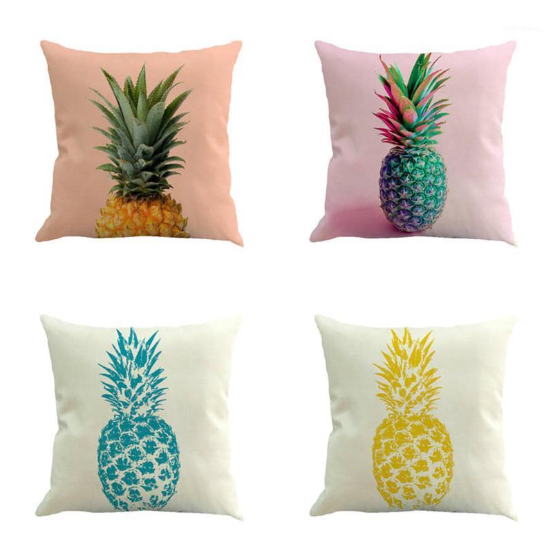 

Fruit Print Cushion Cover 1 Piece Set Christmas Cotton Linen Decorative Pillow Cover Sofa Patio Sofa decoration almofada1
