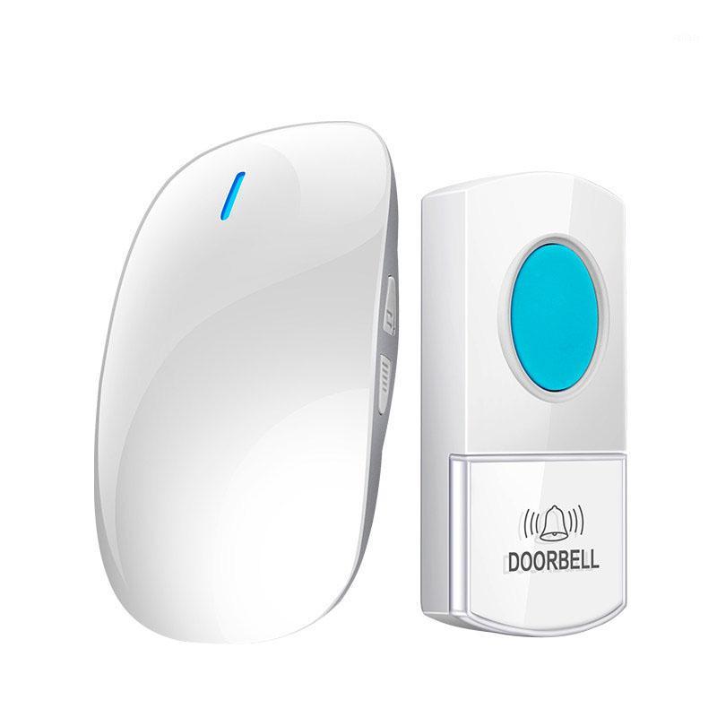 

Waterproof Wireless Doorbell 65M Range Smart Home Door Bell Chime Ring 1 Button 1 Receiver Vc110-220V(Us Plug)1