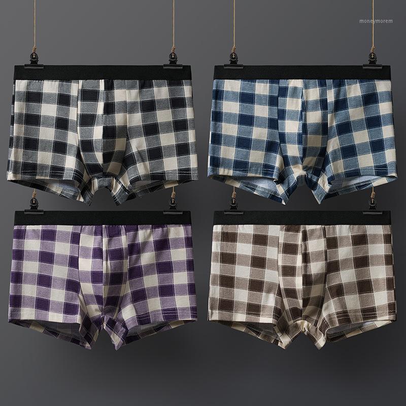 

Male Panties Cotton Men's Underwear Boxers Breathable Man Boxer Solid Underpants Comfortable Multiple choice Large size1