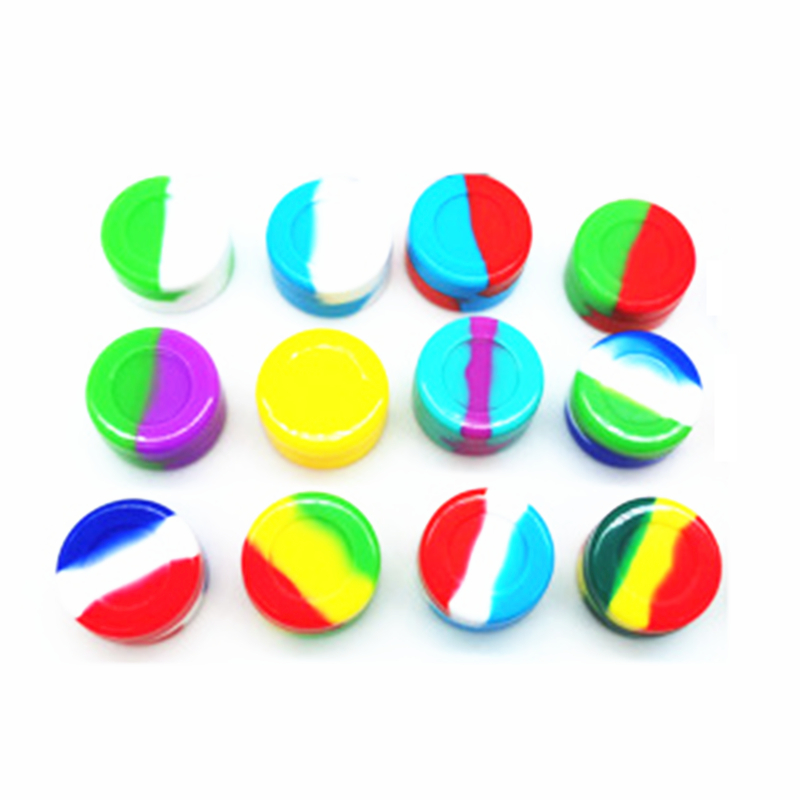 

Wax Container Silicone Wax Box 2ml Non Stick Oil Slicks Silicone Customized Oil Container Small Silicone Round Container Storage Jar