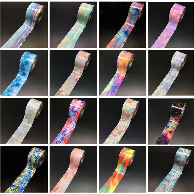 

70 Rolls 100m Nail Foils for Nails Transfer Paper Holographic Sticker Marble Manicure Set Christmas Wraps DIY Nail Decorations