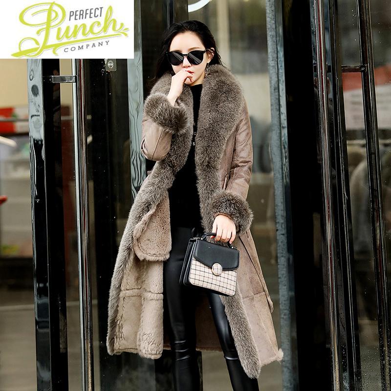 

Coat Long Natural Female Jacket Winter Clothes Women Real Fur Collar Plus Size 5xl Abrigo Mujer AM11808 Pph1578, Blue