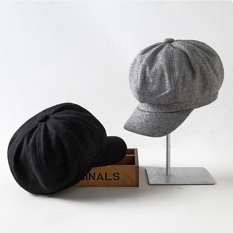 

Women Lady Girls Winter Vintage Beret Hat Artist Hat Ski Cap Beanie1, Black