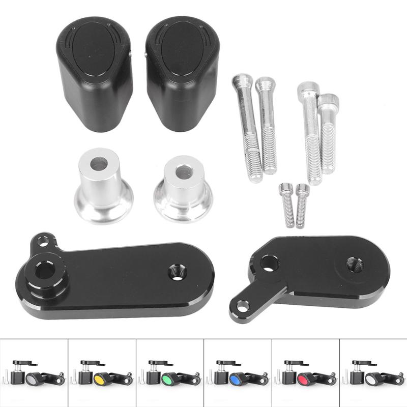 

CNC Motorcycle Frame Slider Crash Pad Falling Protector Guard For Ninja ZX6R 2009-2011 Aluminum Alloy + ABS Plastic