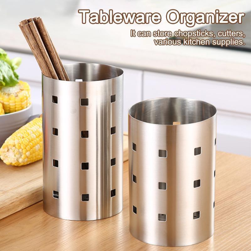 

Home Spoons Multifunctional Storage Rack Stainless Steel Kitchen Utensil Tableware Organizer Easy Clean Chopsticks Holder1