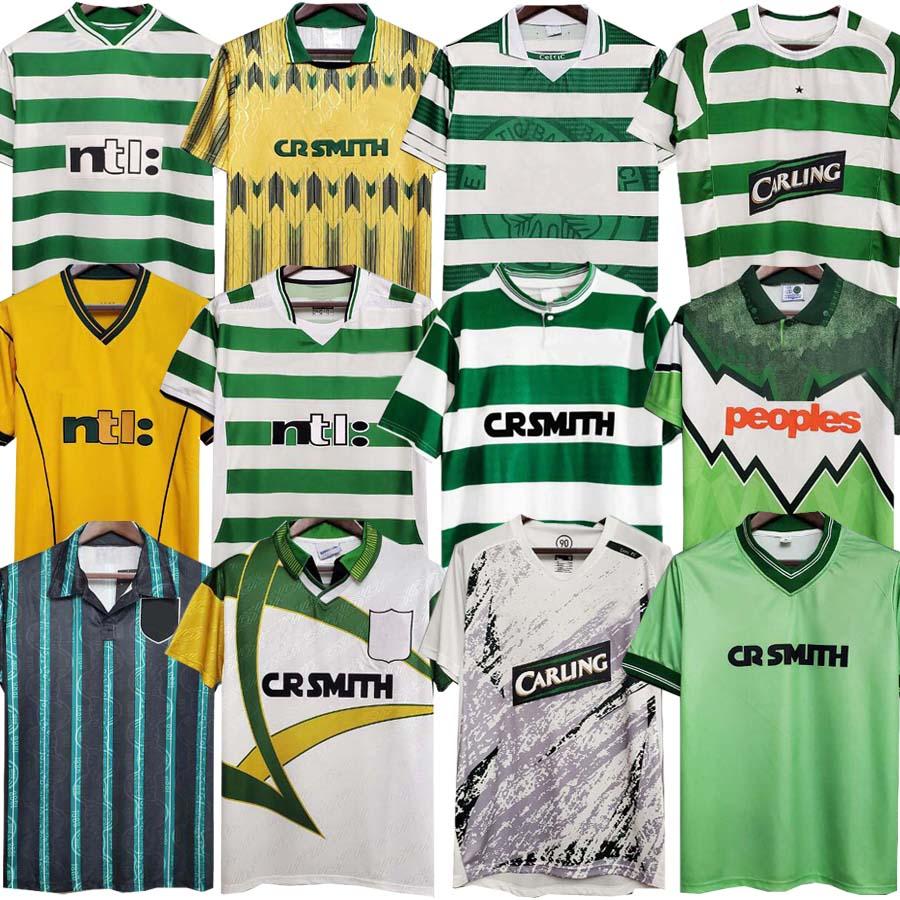 

Celtic retro jersey 84 86 91 92 93 95 96 97 98 99 00 soccer jerseys HOME football shirts LARSSON Sutton NAKAMURA KEANE black Sutton 2005 06, 87 88 home jersey