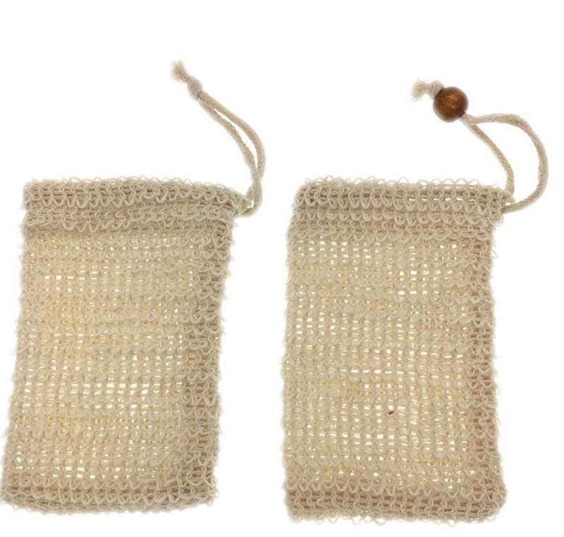 

9 x14cm Making Bubbles Soap Saver Sack Soap Pouch Soap Storage Bag Drawstring Holder Bath Supplies