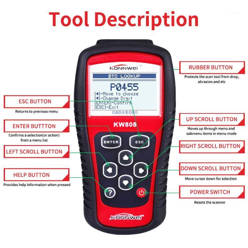 

MS509 same KW808 car fault diagnosis instrument detection decoder scanner ELM327OBD2AL5191