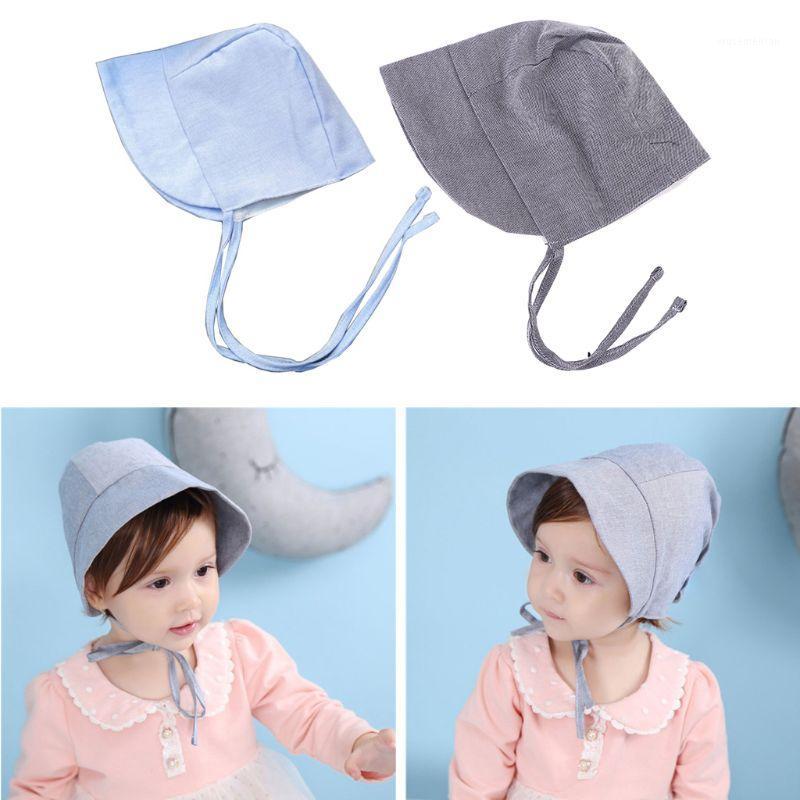 

Drop Ship. Baby Hat Summer Vintage Infant Bonnet Hat Adjustable Toddler Girls Lovely Beanie Infant Photo Props1, Gray