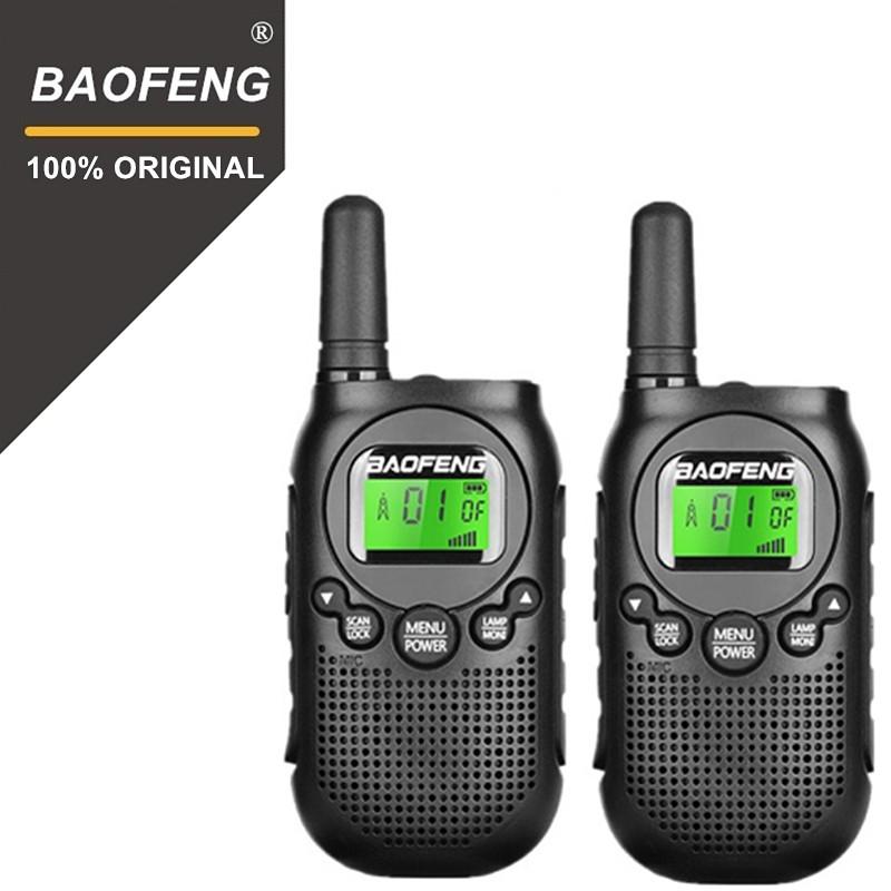 

2pcs 2020 Newest License Free BAOFENG Two Way Radio BF-T6 Walkie Talkie T6 Mini Kids Woki Toki