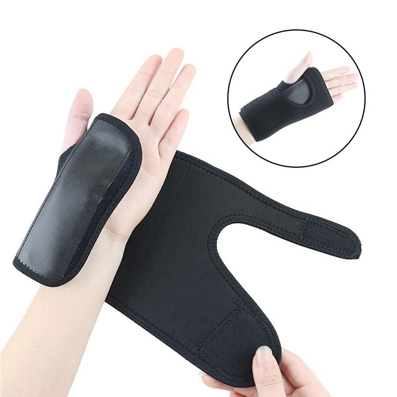 

1Pcs Wrist Guard Band Wrist Hand Brace Sports Wristband Carpal Tunnel Sprains Splint Arthritis Strap Stabilizer Bandage, Bk2