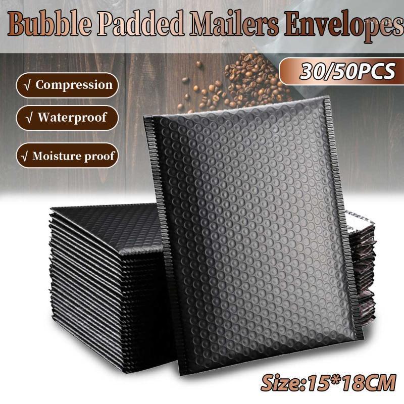 

50/30pcs/Lot Black Bubble Envelop Foil Bubble Mailer for Gift Packaging Wedding Favor Bag Mailing Envelopes Bag Shipping Bags1