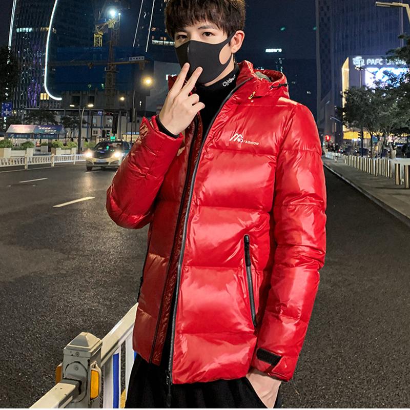 

2020 new Men Down Jacket Top Quality White Duck Thick Winter Warm Parka Waterproof size M-4XL, Black