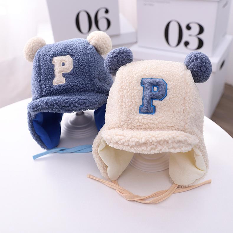 

Winter Warm Wool Hat Baby Kids Hat Children Girl Boy Beanies Hats bonnet