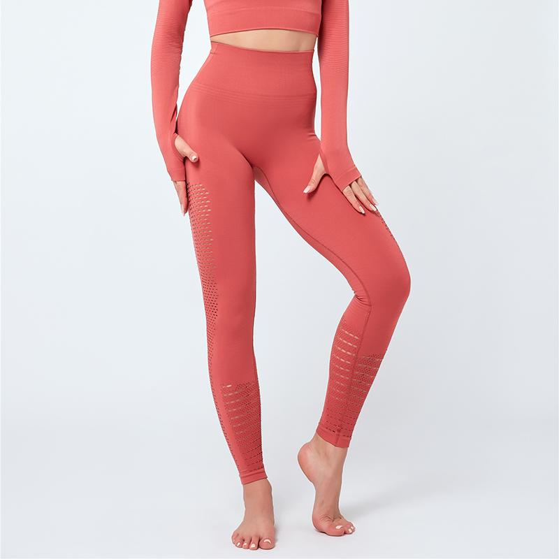 

TWTOPSE Sexy Hollow Out Seamless Sport Fitness Leggings Women Hip Enhancing Squat Proof Athletic Workout Gym Tights Yoga Pants, Gray