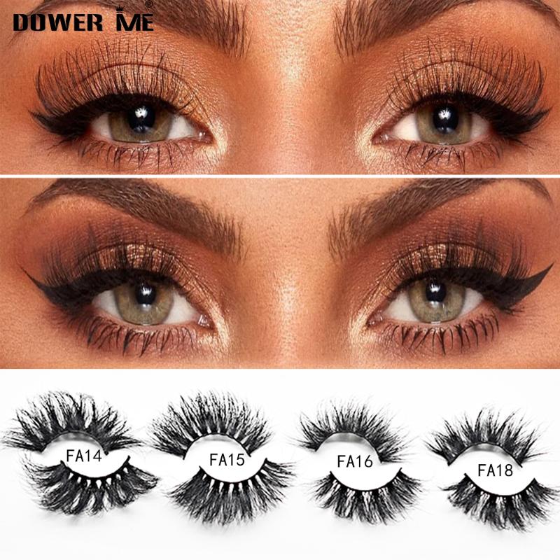 

Faux Cils Naturel Lashes Pack Mink 25mm Eyelashes Extension Set MakeUp False Eyelashes Beauty Eyelash Boxes Packaging Wholesale