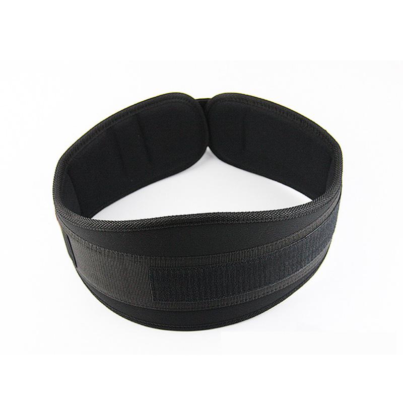 

Weightlifting Squat Training Lumbar Support Band Sport Powerlifting Belt Fitness Gym Back Waist Protector For Men Woman Girdle, Black