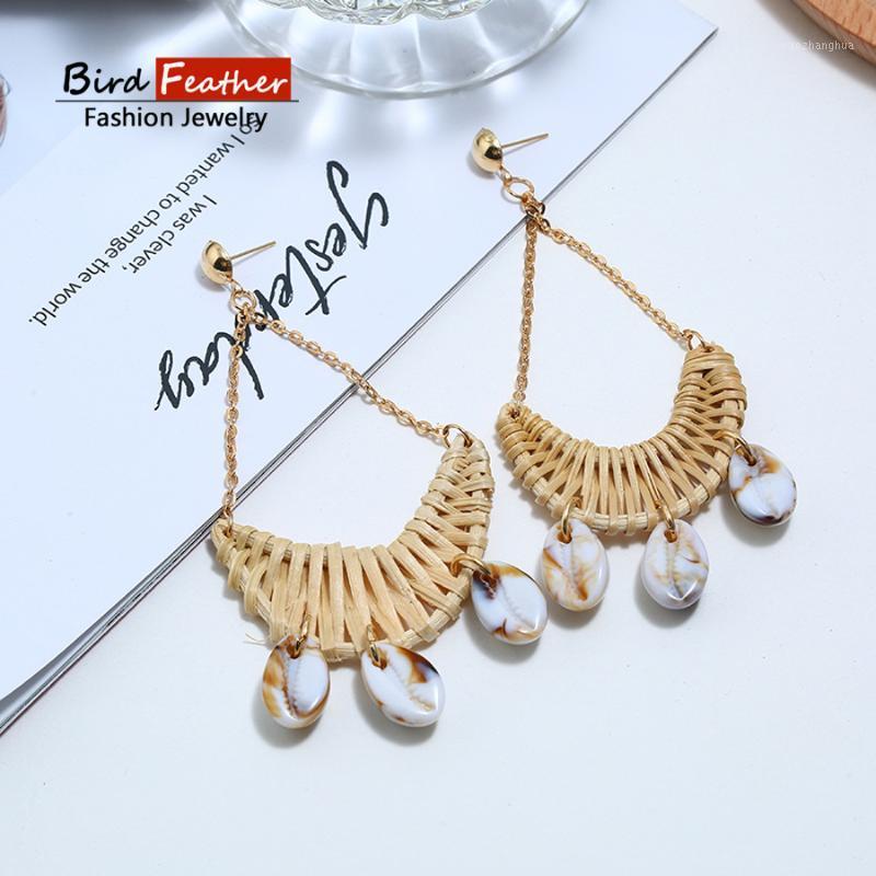 

Simple Trendy Gold Color Geometric Big Bamboo Round Star Earrings For Women Lady Fashion Large Design Drop Set Jewelry Dangle & Chandelier, Silver