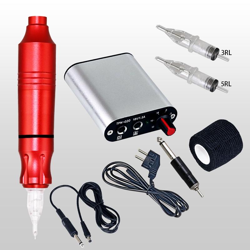 

Tattoo Rotary Pen Machine Set Professional Tattoo Kit Power Pedal Supply Permanent Makeup Machine Assortment Body Art