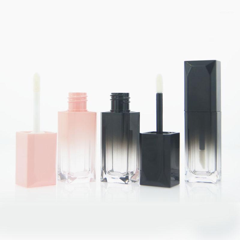 

5ML ABS Multi-Colour Gradient Glaze Tube DIY Beauty Makeup Tools Girls Travel Reusable Lip Oil Wand wholesale lipgloss no logo1