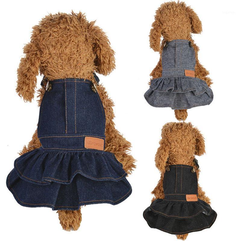 

Dog Clothes Three Color Denim Skirt Fashionable Tutu Teddy New Youth Beautiful Casual Pet Small Dog Cute Clothes1, Gray