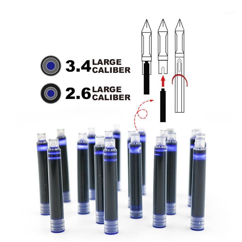 

10pcs 2.6 / 3.4 Black Universal Fountain Pen Ink Cartridges pen refill1