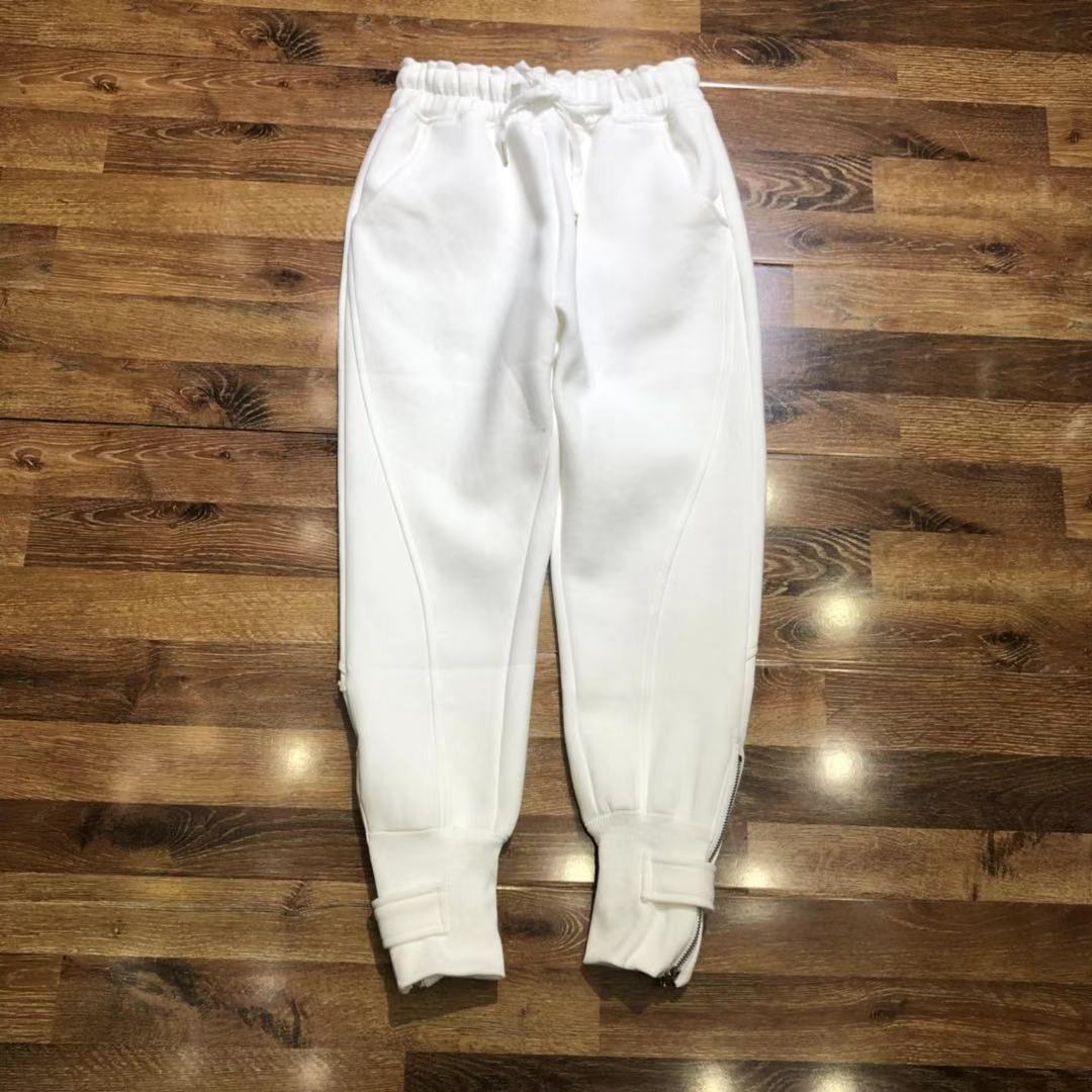 

Female 2021 New Winter Sweatpants Luxury Designer Woman Clothes Vintage Pants Ir60 EIS3, Black