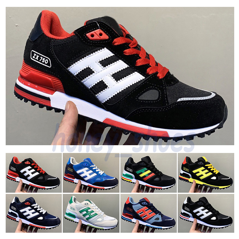 

2020 Wholesale EDITEX Originals ZX750 Sneakers zx 750 for Men and Women Athletic Breathable Shoes Free Shipping Size 36-45, Color 4