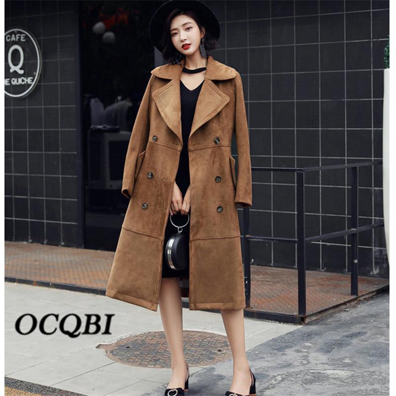

Plus Size Korean Style Long Wool Winter Coat Women Fashion Streetwear Loose Casual Ladies Coat, As pic